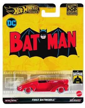 Batman  - First Batmobile red - 1:64 - Hotwheels - HVJ40 - hwmvHVJ40 | Toms Modelautos