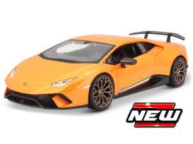 Lamborghini  - Huracan orange - 1:64 - Maisto - 15705O - mai15705O | Toms Modelautos