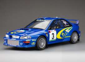 Subaru  - Impreza S6 WRC 2000 blue/yellow - 1:18 - SunStar - 5751 - sun5751 | Toms Modelautos