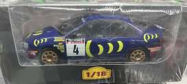 Subaru  - Impreza blue/yellow - 1:18 - Magazine Models - MagRa18Subaru - MagRA18Subaru | Toms Modelautos