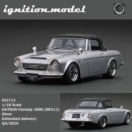 Datsun  - Fairlady 2000 (SR311)  silver - 1:18 - Ignition - IG2712 - IG2712 | Toms Modelautos