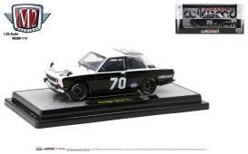 Datsun  - 510 1970 white/black - 1:24 - M2 Machines - 40300-114B - M2-40300-114B | Toms Modelautos