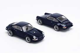 Singer  - Porsche  monaco midnight blue - 1:64 - Pop Race Limited - PR640100 - PR640100 | Toms Modelautos