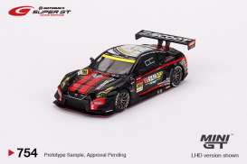 Nissan  - GTR (35) Nismo 2023 black/red - 1:64 - Mini GT - 00754-L - MGT00754lhd | Toms Modelautos