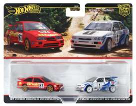 Ford  - Escort RS & Sierra Cosworth various - 1:64 - Hotwheels - HRR73 - hwmvHRR73 | Toms Modelautos