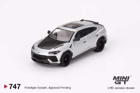 Lamborghini  - Urus 2024 grey - 1:64 - Mini GT - 00747-R - MGT00747rhd | Toms Modelautos