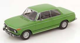 BMW  - 1502 1974 green - 1:18 - KK - Scale - 181145 - kkdc181145 | Toms Modelautos