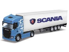 Scania  - S730  blue/white - 1:43 - Bburago - 31468BU - bura31468BU | Toms Modelautos