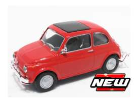 Fiat  - 500D red - 1:43 - Cararama - 15850 - cara15850 | Toms Modelautos