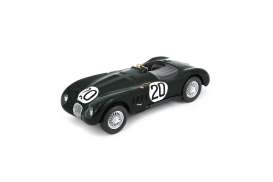 Jaguar  - XK 120 C 1951 dark green - 1:18 - Spark - 18LM51 - spa18LM51 | Toms Modelautos