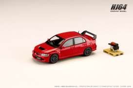 Mitsubishi  - Lancer red - 1:64 - Hobby Japan - HJ644054R - HJ644054R | Toms Modelautos