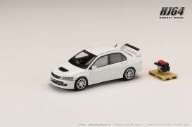 Mitsubishi  - Lancer white - 1:64 - Hobby Japan - HJ645054W - HJ645054W | Toms Modelautos