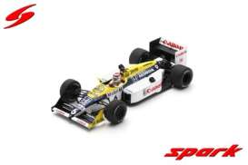 Williams  - FW11B 1987 white/yellow/black - 1:18 - Spark - 18S739 - spa18S739 | Tom's Modelauto's