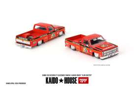 Chevrolet  - Silverado 1980 red - 1:64 - Mini GT - KHMG130 - MGTKHMG130 | Toms Modelautos