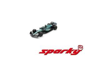 Aston Martin  - AMR24 2024 black/green - 1:64 - Spark - Y381 - spaY381 | Toms Modelautos