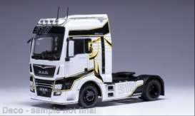 MAN  - TGX XXL D 38 2020 white - 1:43 - IXO Models - tr197 - ixtr197 | Toms Modelautos