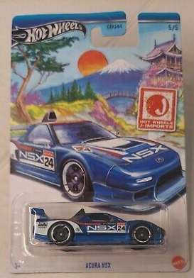 Acura  - NSX blue/white - 1:64 - Hotwheels - HRT04 - hwmvHRT04 | Toms Modelautos