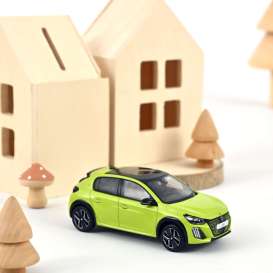 Peugeot  - 208  GT 2024 yellow - 1:43 - Norev - 472840 - nor472840 | Toms Modelautos