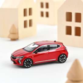 Renault  - Clio 2024 red - 1:43 - Norev - 517579 - nor517579 | Toms Modelautos