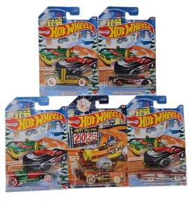 Assortment/ Mix  - Happy New Year 2024 series 2025 various - 1:64 - Hotwheels - W3099 - hwmvW3099 | Toms Modelautos