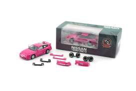 Nissan  - 180SX pink - 1:64 - BM Creations - 64B0307 - BM64B0307Rhd | Toms Modelautos