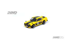 Nissan  - Skyline GT-R  yellow/black - 1:64 - Inno Models - in64-KPGC10-YL23 - in64-KPGC10-YL23 | Tom's Modelauto's