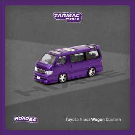Toyota  - Hiace purple - 1:64 - Tarmac - T64R-078-PU - TC-T64R-078-PU | Toms Modelautos