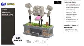 Mega Blocks  - Pokemon grey - Mattel - HWR79 - hwmvHWR79 | Toms Modelautos