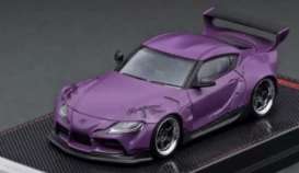 Toyota  - Supra A90 purple - 1:64 - Ignition - IG2335 - IG2335 | Toms Modelautos
