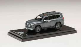 Toyota  - Land Cruiser  grey - 1:64 - Hobby Japan - HJ641050AGM - HJ641050AGM | Toms Modelautos