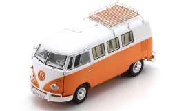Volkswagen  - T1 orange/white - 1:18 - Schuco - 00606 - schuco00606 | Toms Modelautos
