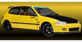 Honda  - Civic (EG6) 1991 yellow - 1:18 - Solido - 1810402 - soli1810402 | Toms Modelautos