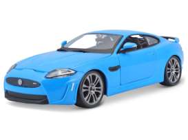 Jaguar  - XKR-S blue - 1:24 - Bburago - 21063b - bura21063b | Toms Modelautos