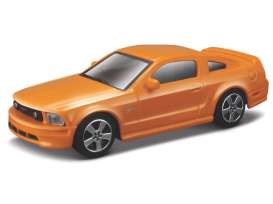 Ford  - Mustang GT orange - 1:43 - Bburago - 30119o - bura30119o | Toms Modelautos
