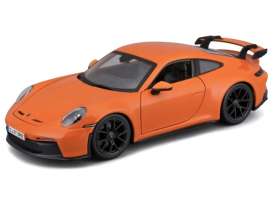 Porsche  - 911 GT3 2021 orange - 1:24 - Bburago - 21104O - bura21104O | Toms Modelautos