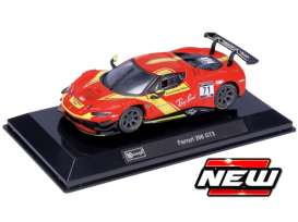 Ferrari  - 296 GT3 red/yellow - 1:43 - Bburago - 36313 - bura36313 | Toms Modelautos