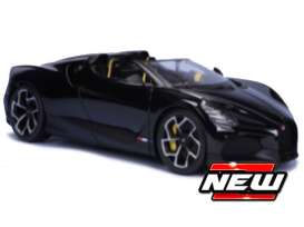 Bugatti  - W16 black - 1:18 - Bburago - 11051Z - bura11051Z | Toms Modelautos