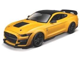 Ford Mustang - Shelby GT500 2020 yellow/black - 1:18 - Maisto - 31452Y - mai31452Y | Toms Modelautos