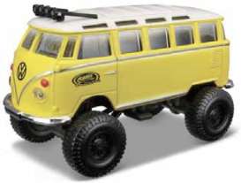 Volkswagen  - Van Samba yellow/white - Maisto - 15918Y - mai25205-15918Y | Toms Modelautos
