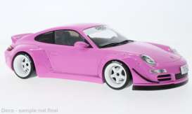 Porsche  - RWB 997 roze - 1:18 - IXO Models - CMC167 - ixCMC167 | Tom's Modelauto's