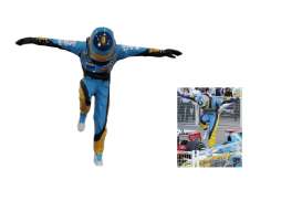 Figures diorama - Alonso special position 2023 blue/black/yellow - 1:43 - Cartrix - CT082 - CT082 | Toms Modelautos