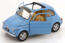Mini  - 500F Custom 1968 Blue - 1:12 - KK - Scale - KKDC120065 - KKDC120065 | Toms Modelautos