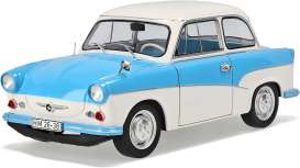 Trabant  - P50 white/blue - 1:18 - Solido - 1809201 - soli1809201 | Toms Modelautos