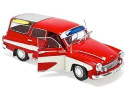 Wartburg  - 312 Camping white/red - 1:18 - Solido - 1809301 - soli1809301 | Toms Modelautos