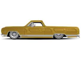 Chevrolet  - El Camino 1965 gold/silver - 1:24 - Maisto - 32543 - mai32543 | Toms Modelautos
