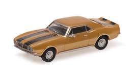 Chevrolet  - Camaro 1967 gold - 1:87 - Minichamps - 870144022 - mc870144022 | Toms Modelautos