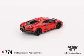 Lamborghini  - Revuelto 2024 red - 1:64 - Mini GT - 00774-R - MGT00774rhd | Toms Modelautos