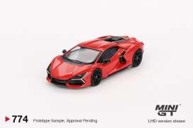 Lamborghini  - Revuelto 2024 red - 1:64 - Mini GT - 00774-L - MGT00774lhd | Toms Modelautos