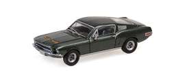 Ford  - Mustang Fastback 1968 green - 1:87 - Minichamps - 870084120 - mc870084120 | Toms Modelautos