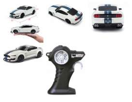 Ford  - Shelby GT350 white/blue - 1:24 - Maisto - 81521 - mai81521 | Toms Modelautos